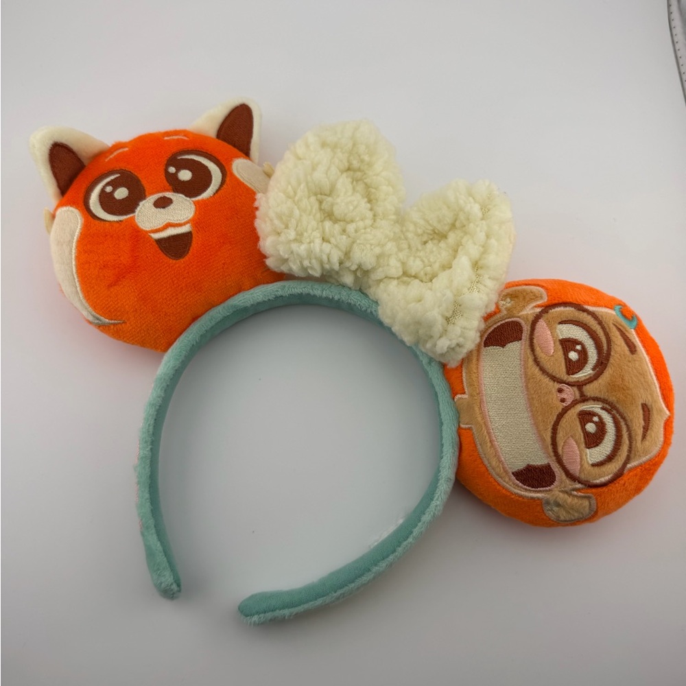 Disney Plush Character Ear Headband - Orange, Cream & Teal